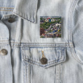 St. John's, Newfoundland, Canada, Vierkante Button 5,1 Cm (In situ)
