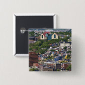 St. John's, Newfoundland, Canada, Vierkante Button 5,1 Cm (Voorkant /achterkant)