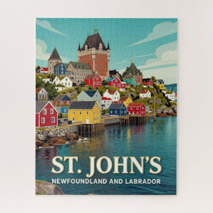 St. John's Newfoundland en Labrador Kust 💎 Legpuzzel