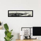 St. Johns River Bridge Foto 1921 Poster (Thuiskantoor)