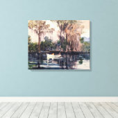 St. John's River, Florida door Winslow Homer Canvas Afdruk (Insitu (Houten vloer))