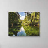 St Johns River Florida Reflections Canvas Afdruk (Voorkant)