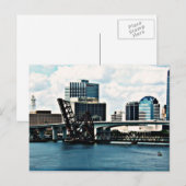 St. Johns River in het centrum van Jacksonville, F Briefkaart (Voorkant / Achterkant)