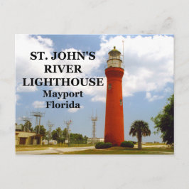 St. Johns River Lighthouse, Briefkaart van Florida