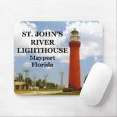 St. Johns River Lighthouse, Florida Mousepad Muismat (Met muis)