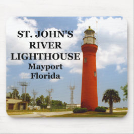 St. Johns River Lighthouse, Florida Mousepad Muismat