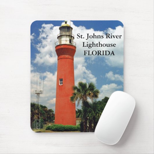 St. Johns River Lighthouse, Florida Mousepad Muismat (Met muis)