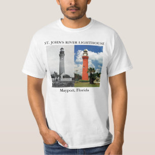 St. John's River Lighthouse, Mayport Florida T-shirt