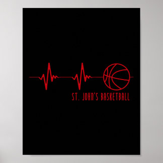 St. John's Sketll Hartslag T-shirt Poster