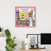 St Johns Wort Grappige Rick London Poster (Thuiskantoor)