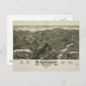 St. Johnsbury Vermont 1884 Briefkaart (Voorkant / Achterkant)