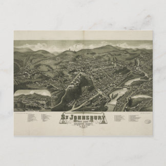 St. Johnsbury Vermont 1884 Briefkaart