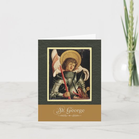 St. Joris Bid Voor Ons Kaart (Voorkant)