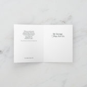 St. Joris Bid Voor Ons Kaart (Binnen)