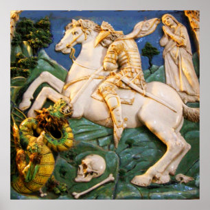 St. Joris, Draak en Prinses Poster