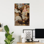 St. Joris en de Draak door Bernat Martorell Poster (Thuiskantoor)