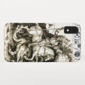 ST. JORIS EN DE DRAAK, Zwart Wit Case-Mate iPhone Case (Achterkant (horizontaal))