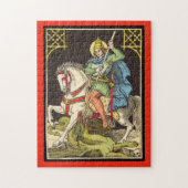 St. Joris te paard (BS 01) Legpuzzel (Verticaal)