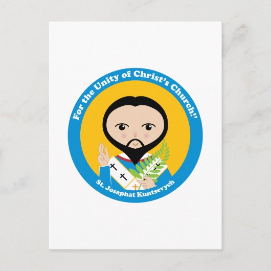 St. Josaphat Kuntsevych Briefkaart (Voorkant)