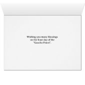 St José Gabriel Rosario Brochero Cowboy Priest (Binenzijde Horizontaal (Onderkant))