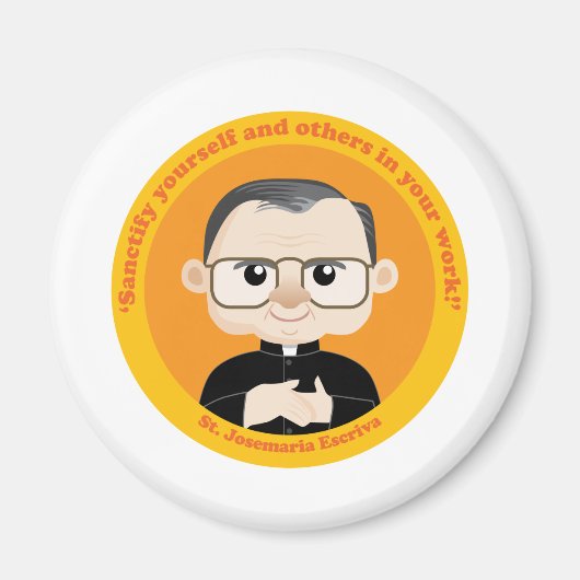 St. Josemaria Escriva Magneet (Voorkant)