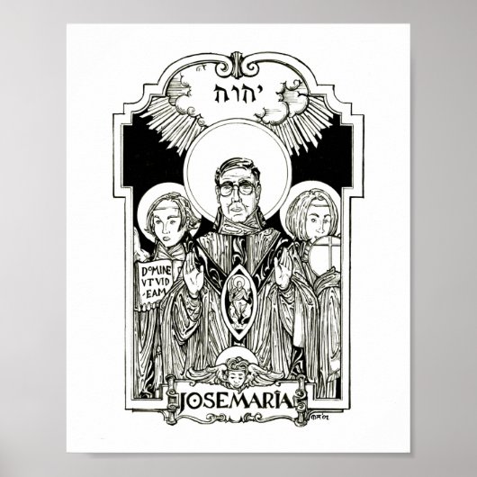 St. Josemaria Escriva Poster (Voorkant)