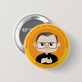 St. Josemaria Escriva Ronde Button 5,7 Cm (Voorkant /achterkant)