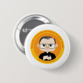 St. Josemaria Escriva Ronde Button 5,7 Cm (Voorkant /achterkant)