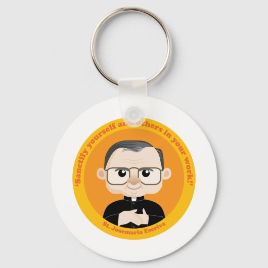St. Josemaria Escriva Sleutelhanger (Voorkant)