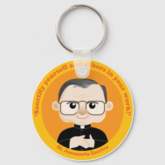St. Josemaria Escriva Sleutelhanger (Voorkant)
