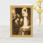 St. Joseph 19 maart Feestdag Wenskaart Kaart (Gele Bloem)