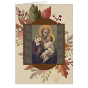 St. Joseph Baby Jesus Leaves