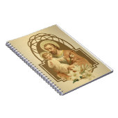 St. Joseph Baby Jesus Lily Notitieboek (Rechterzijde)