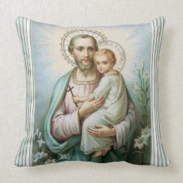 St. Joseph Baby Jesus St. Michael Archangel Kussen