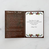 St. Joseph Baby Jezus Novena Feestdag Kaart (Binnen)