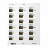 St Joseph Behind Zee Oats Address Label (Full Sheet)