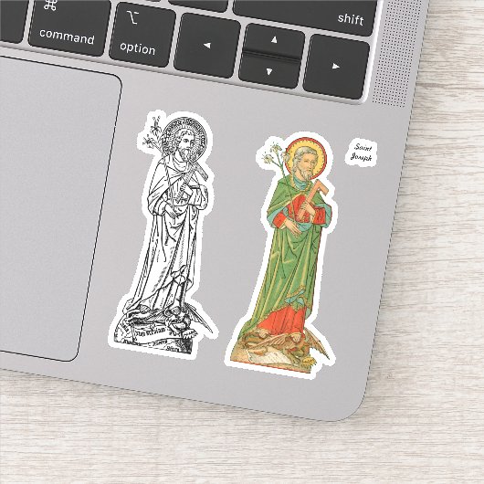 St. Joseph, Beschermer van de Kerk - 2 Verschillen Sticker (Detail)