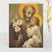 St. Joseph Birthday Card voor Speciale Vriend Kaart (Gele Bloem)