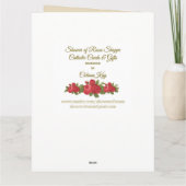 St. Joseph Birthday Card voor Speciale Vriend Kaart (Achterkant)