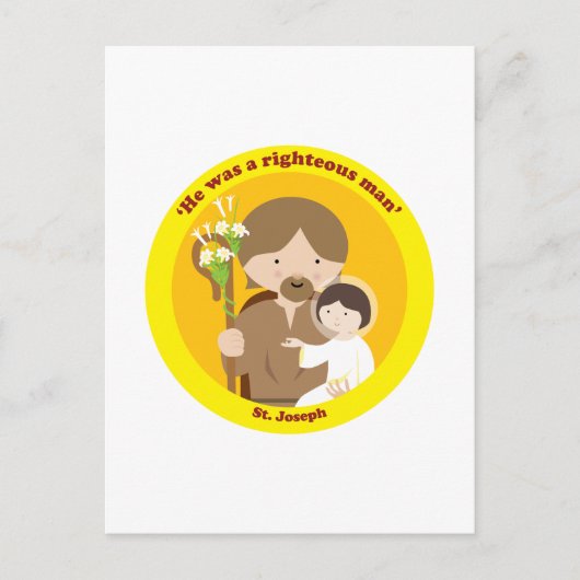 St. Joseph Briefkaart (Voorkant)