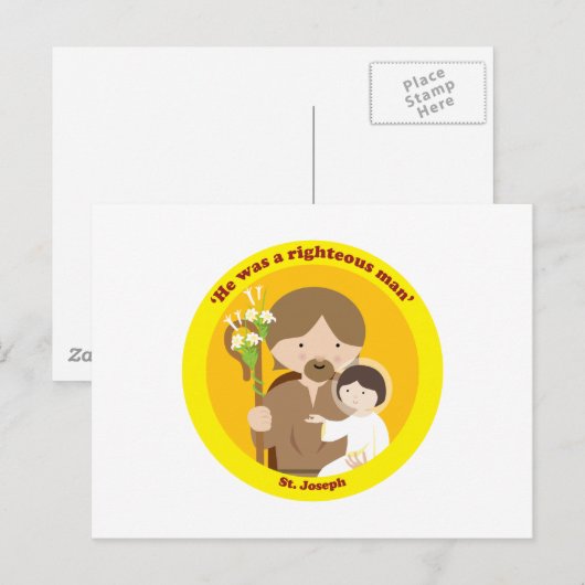 St. Joseph Briefkaart (Voorkant / Achterkant)