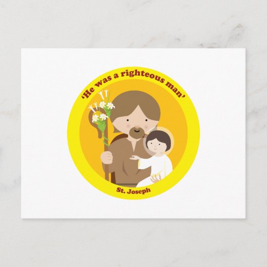 St. Joseph Briefkaart (Voorkant)