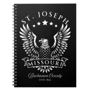 St. Joseph Buchanan County Missouri Vintage Adelaa Notitieboek
