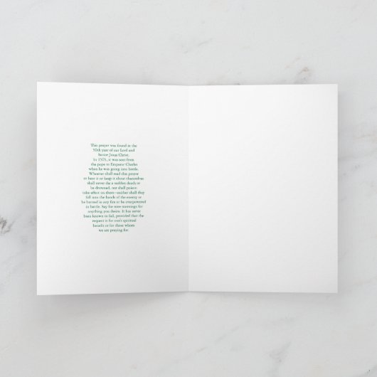 St. Joseph Card Kaart (Binnen)