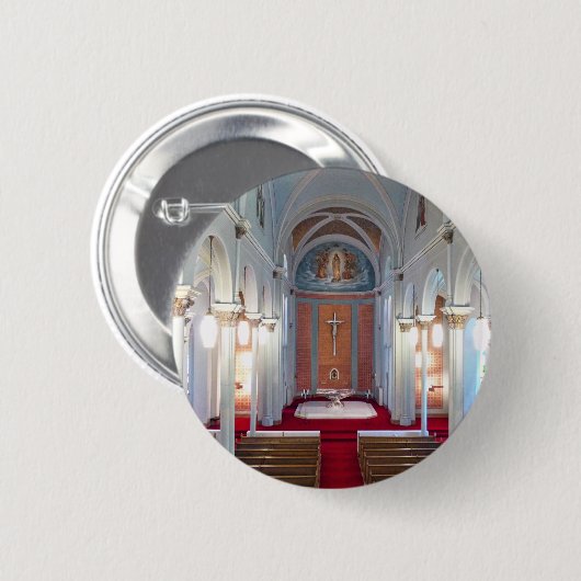 St Joseph Chapel Ronde Button 5,7 Cm (Voorkant /achterkant)