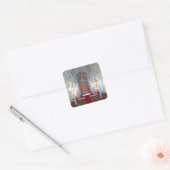 St. Joseph Chapel Vierkante Sticker (Envelop)