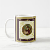 St. Joseph & Child Jesus Decorative Gold Koffiemok (Links)