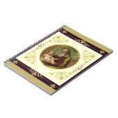 St. Joseph & Child Jesus Decorative Gold Notitieboek (Linkerzijde)