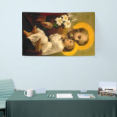 St. Joseph en Child Jesus Katholieke Saint Print Spandoek (Beurs)