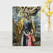 St. Joseph en Kind van Christus, 1597-99 Kaart (Gele Bloem)